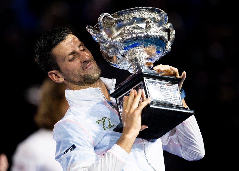Djokovic levelled the standings with Nadal after becoming a 10-time Australian Open winner