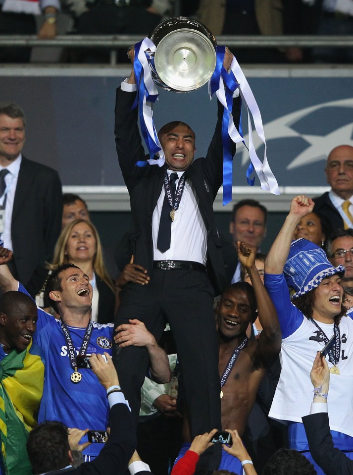Di Matteo won the Champions League with Chelsea but it wasn't down to anything he did, Gabby reckons