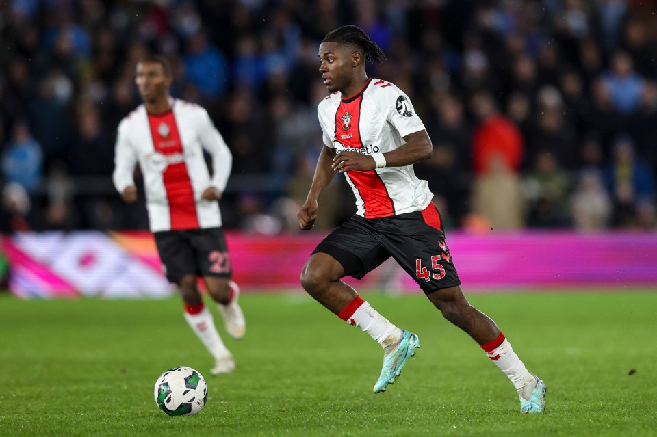 Lavia joined Southampton from Premier League champions City last summer