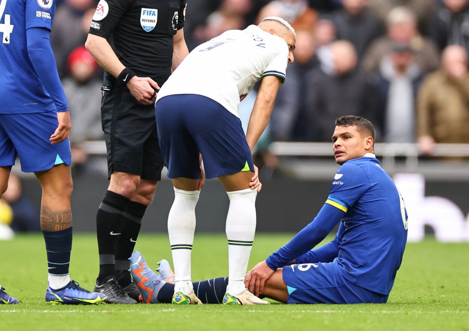 Richarlison was left checking if he was OK
