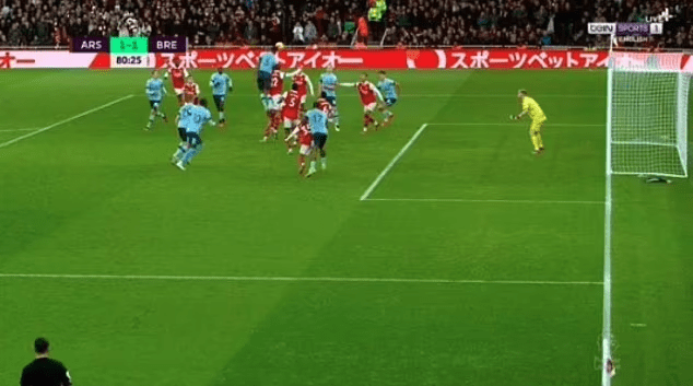 Mason, on VAR duty, failed to check Toney's equaliser correctly