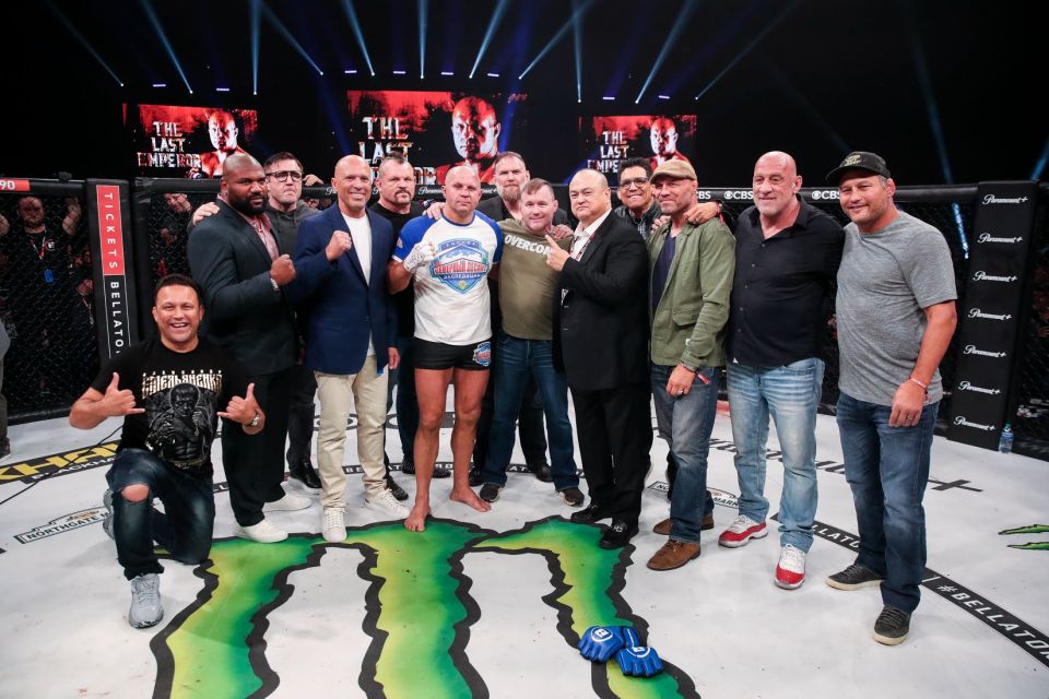 Jackson and a bunch of other legends were there for his final fight last year