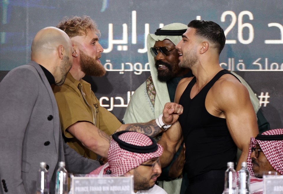 Paul and Fury had a confrontation at their press conference on Thursday