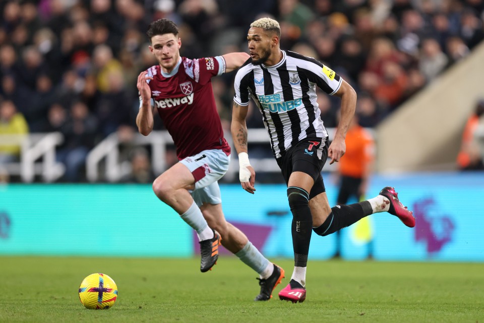 Rice starred in West Ham's 1-1 draw against Newcastle on Saturday