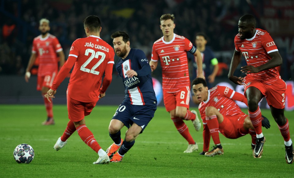 PSG were sent packing in the Champions League by Bayern