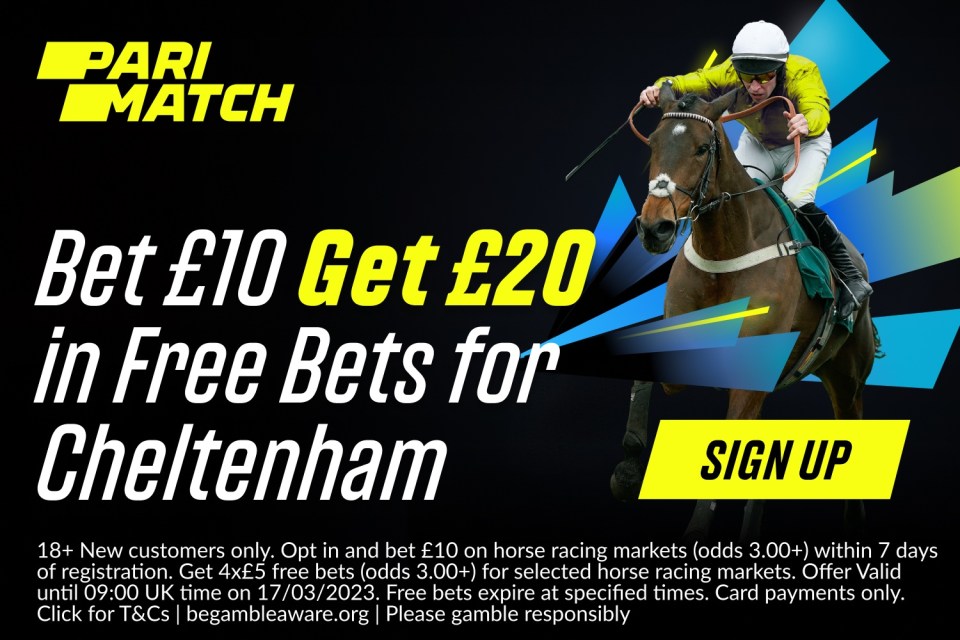 Parimatch have a new sign up offer for the Cheltenham Festival