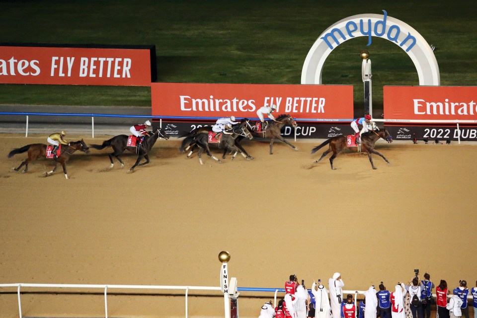 Frankie Dettori is just one of many top jockeys to compete at the Dubai World Cup