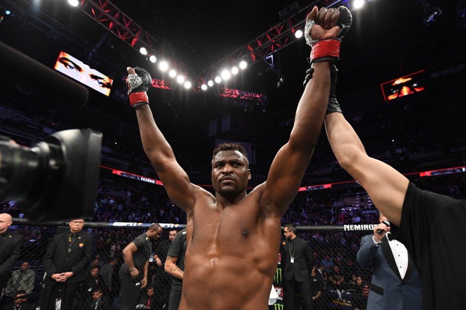 Ngannou left UFC as a champion