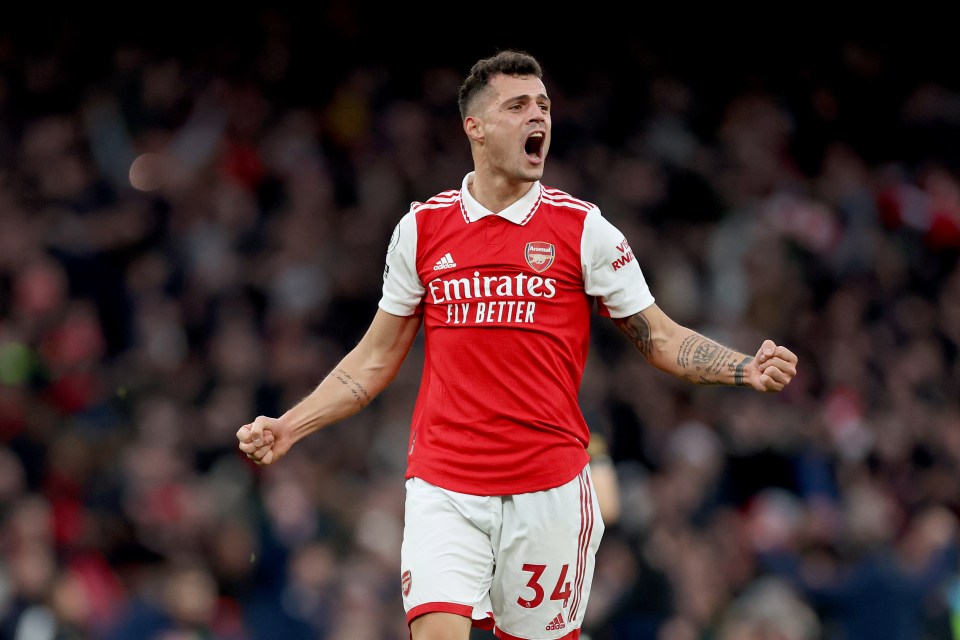 Xhaka has become a fan favourite after looking set to leave club in 2019