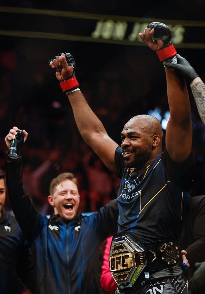 Jones is now a two-weight UFC champion