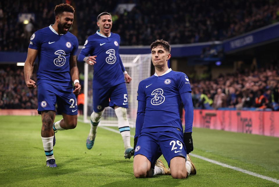 Havertz joined Chelsea from Bayer Leverkusen in 2020