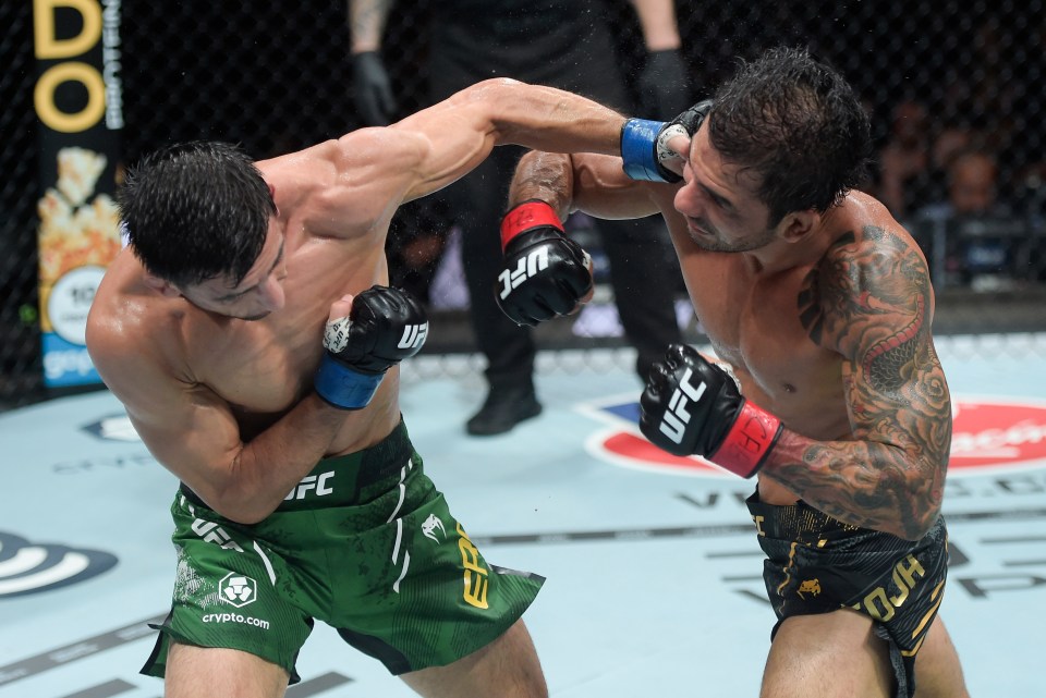 Erceg gave as good as he got over five rounds but just fell short