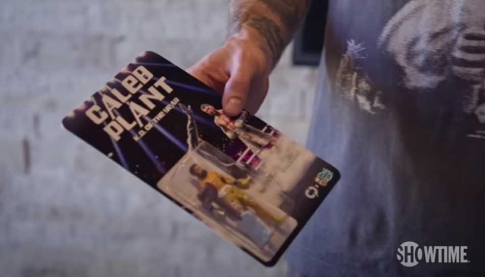 Plant went one further from the celebration by producing an action figure complete with shovel