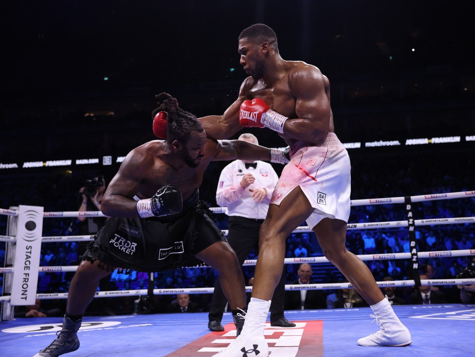 Joshua initially said after his fight with Franklin that he would be back in the ring in 12 weeks