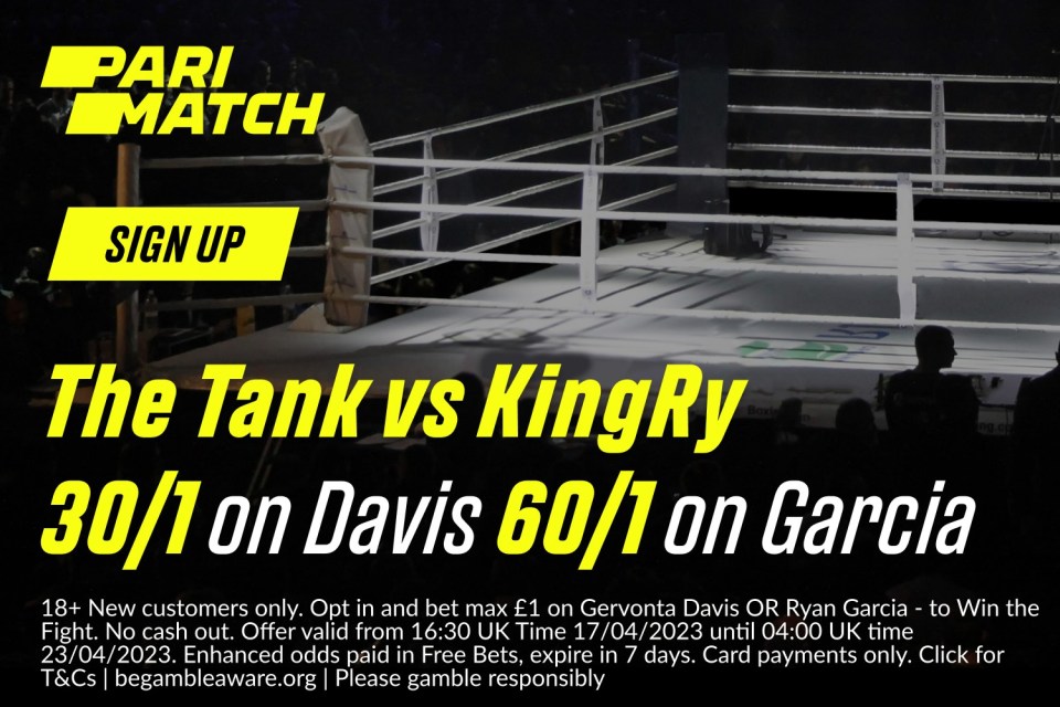 Parimatch's new HUGE sign up offer ahead of Saturday night's big fight