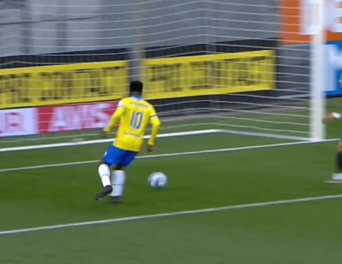 It was a simple tap-in
