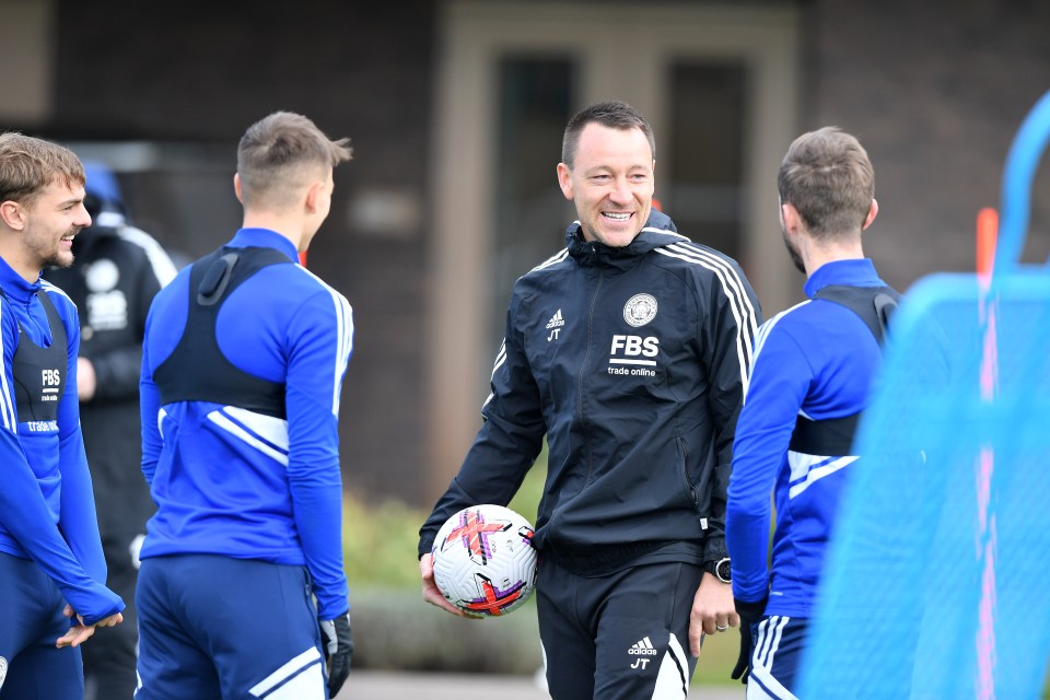 Terry had a short stint as a coach at Leicester