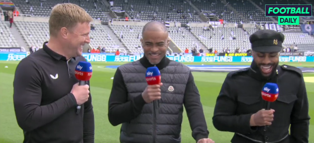 Rose posed the question to Howe in a pre-match interview for Sky Sports