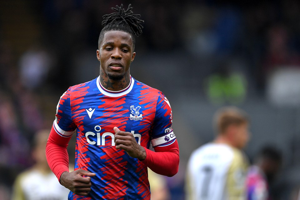 Zaha is out of contract at the end of the season