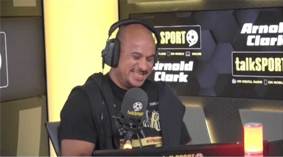 Agbonlahor quickly called into The Sports Bar in delight after the win