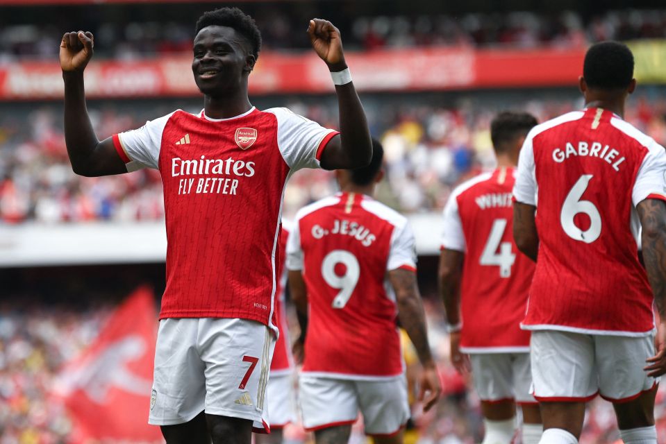 Arsenal played their final game of this season in their new home kit