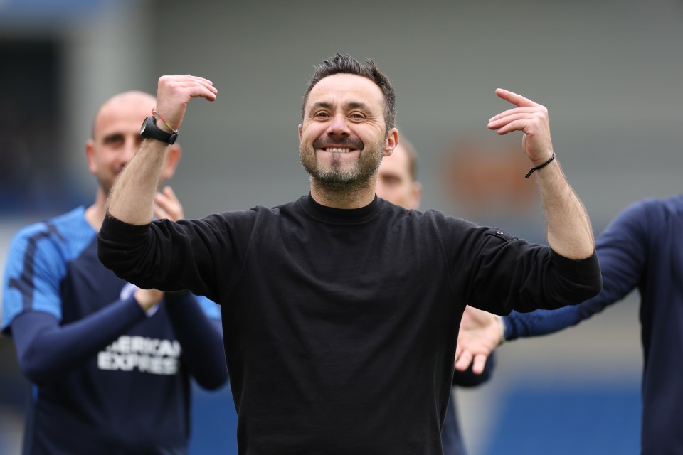 Brighton are determined to keep hold of De Zerbi, who appears committed to the cause - but could the Man United job be too big to refuse?