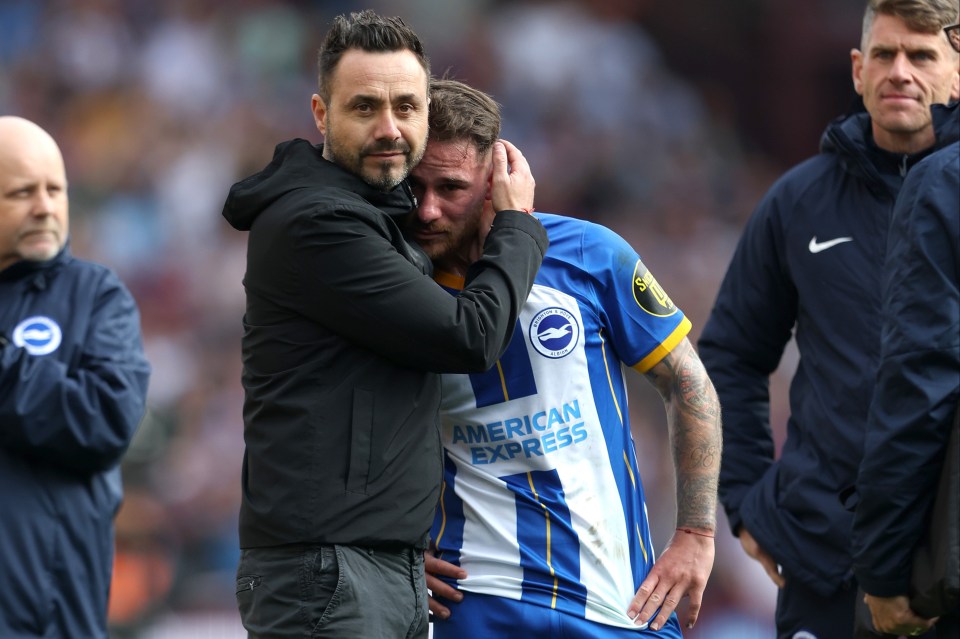 De Zerbi was asked about his future and said that Brighton may need to enter the market for a replacement