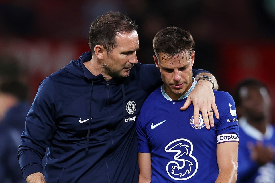 The standards were very different when Lampard and Cesar Azpilicueta were teammates