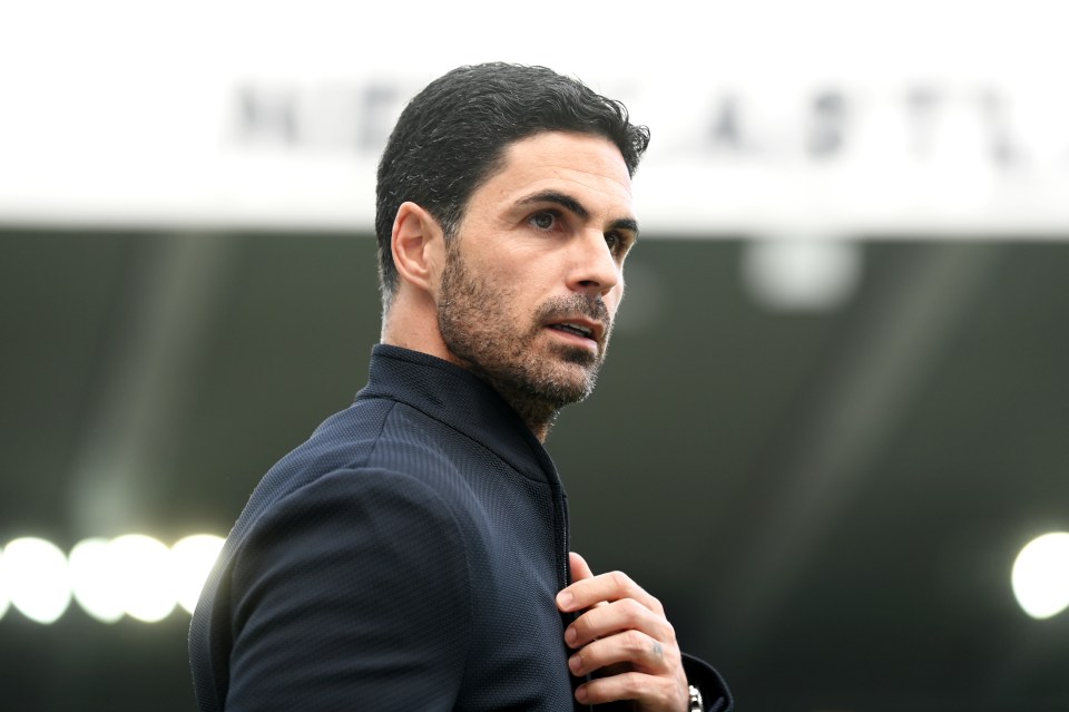 Arteta led Arsenal to a Premier League title challenge last season, which ultimately fell short as Man City were crowned champions