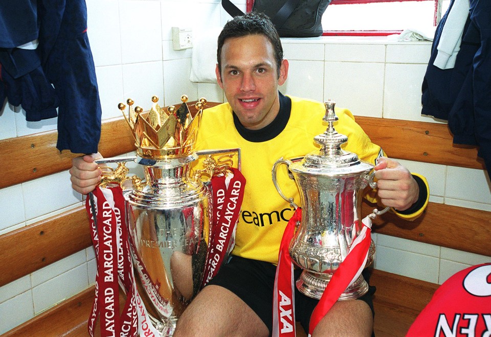 Richard Wright played just a handful of games for Arsenal but did win the title with them