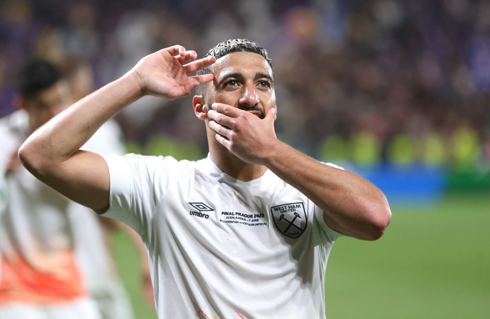 Said Benrahma scored the opening goal in the 2-1 win