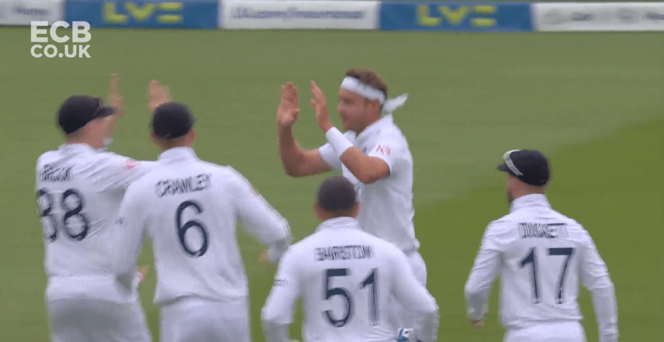While the England bowler made sure to enjoy the moment