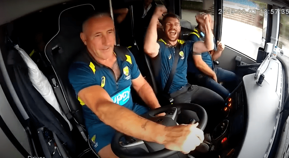 The Australian players took the criticism from the English fans well