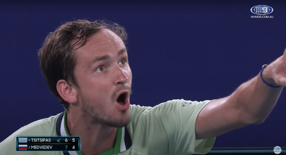 Daniil Medvedev unleashed his anger at umpire Jaume Campistol