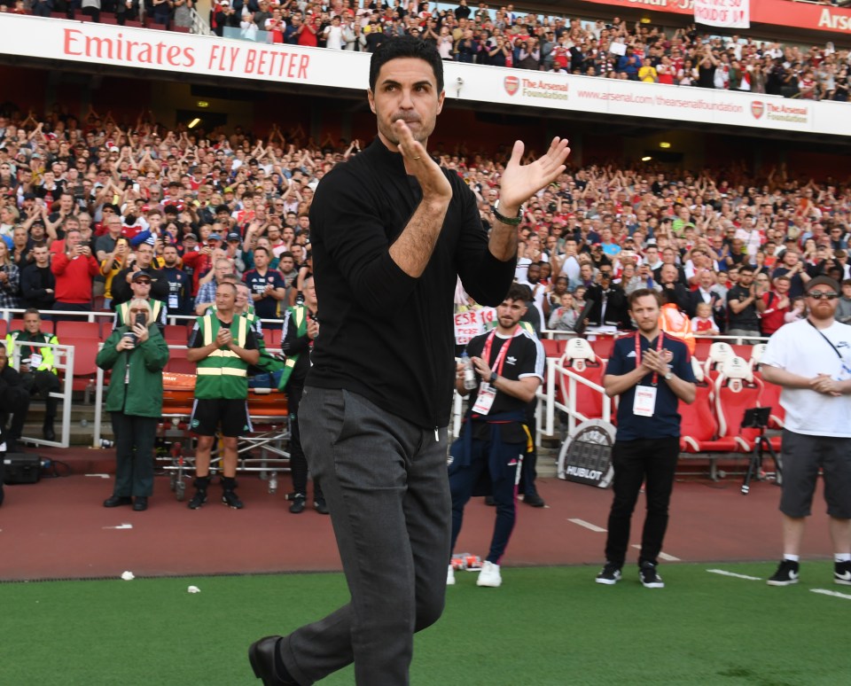 Arteta has reportedly turned down an approach from PSG