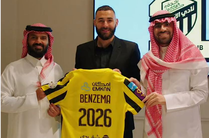 Benzema has officially signed for Al Ittihad