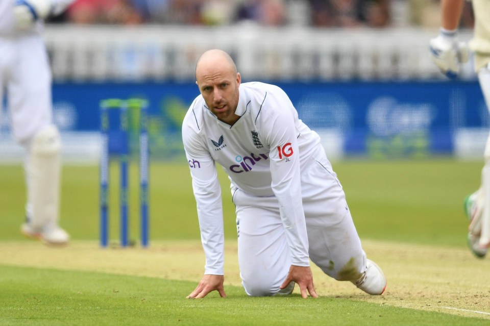 England lost Leach less than two weeks before the Ashes begins