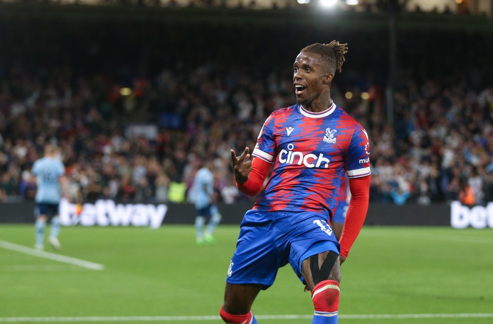 Zaha is a Palace legend having spent 13 years with the club