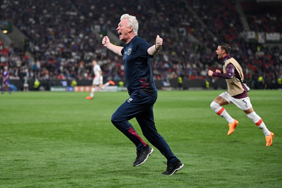 Bowen sprinted down the touchline as he failed to hide his delight