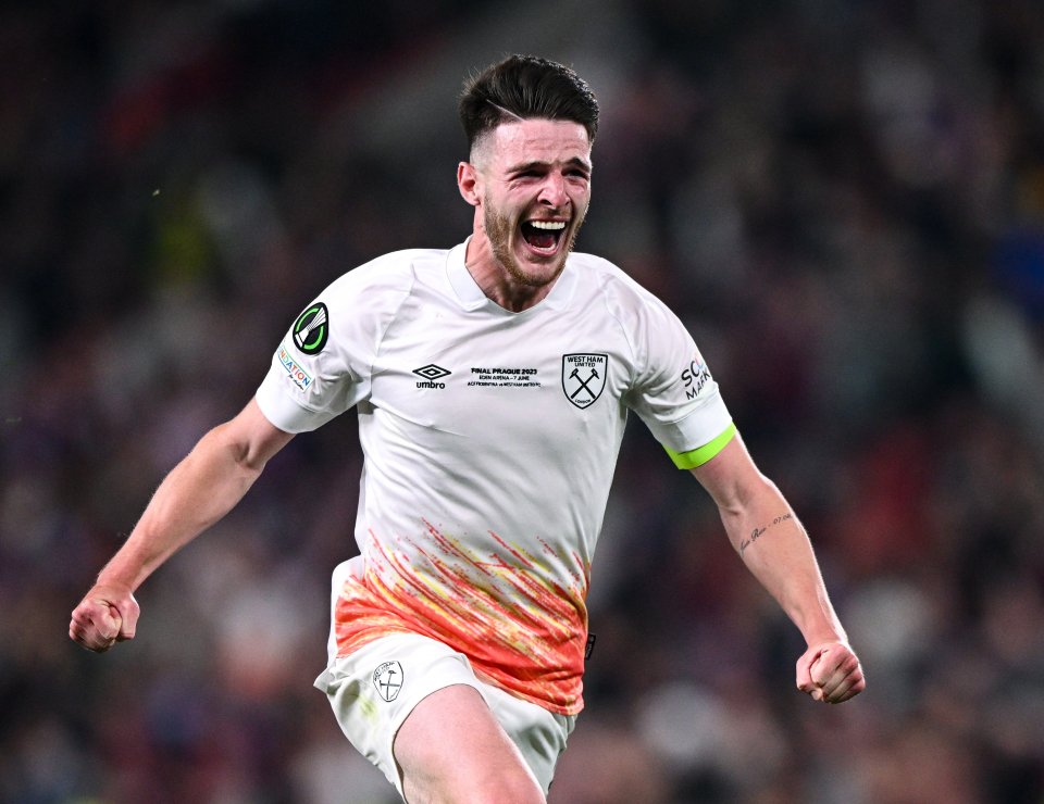Rice may have played his last match for West Ham