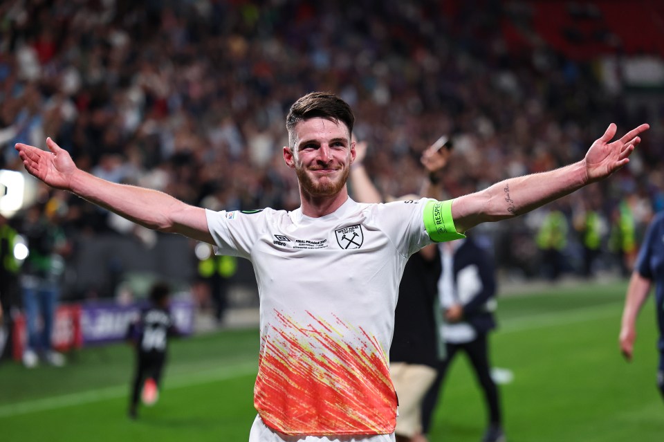 Rice has been linked with a move to Arsenal, but they face competition