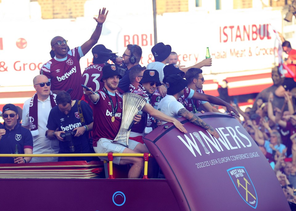 West Ham have won a European trophy for the first time since 1965