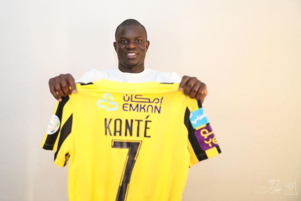 Kante signed a lucrative four-year deal with Al Ittihad in the summer