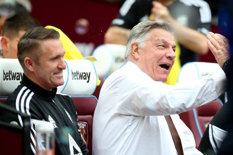 Keane was part of Allardyce's staff at Leeds