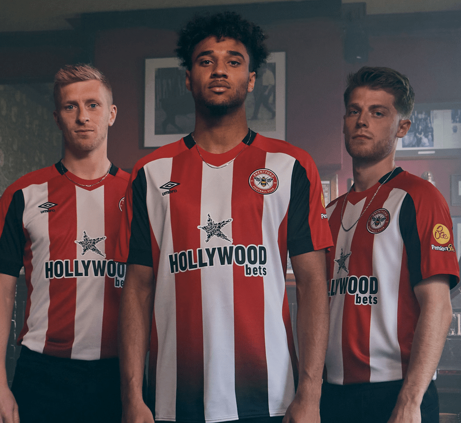 Brentford's new home strip will be used this season and next