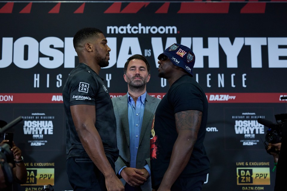 Whyte will now be looking to get back in the ring again