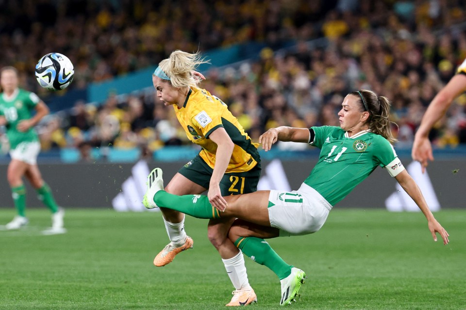 McCabe is showcasing just how physical she can be