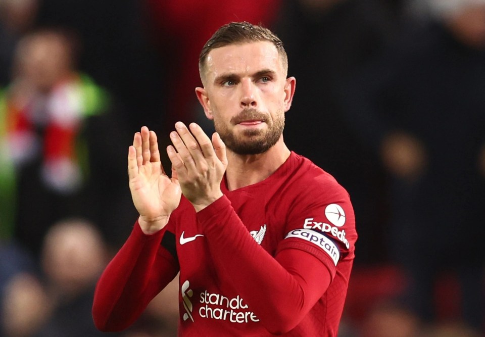 Henderson has departed Liverpool for Saudi Pro League side Al Ettifaq