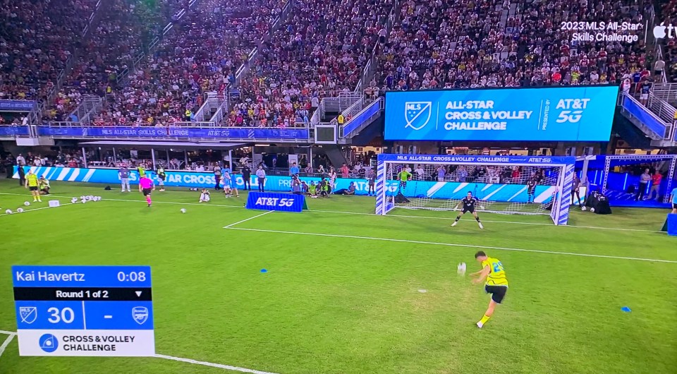 He barely threatened Roman Burki in goal for the MLS team