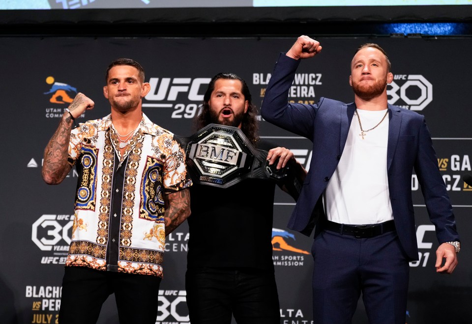 Inaugural BMF champ Masvidal presented the belt for UFC 291